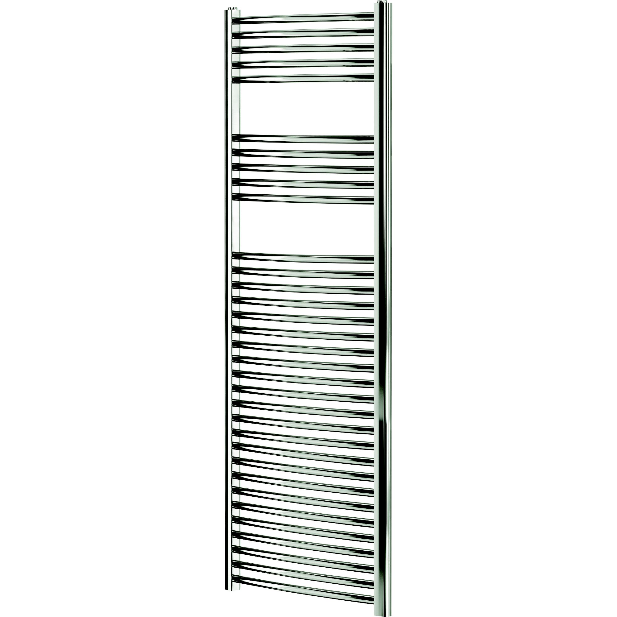 Blyss Chrome Curved Towel Warmer (W)450mm X (H)1600mm Price Comparisons | Compare The Build