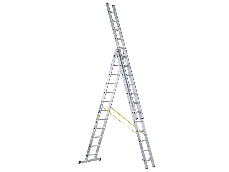 Zarges ZAR44842 D-Rung Combination Ladder 3-Part 3 x 12 Rungs Price Comparisons | Compare The Build