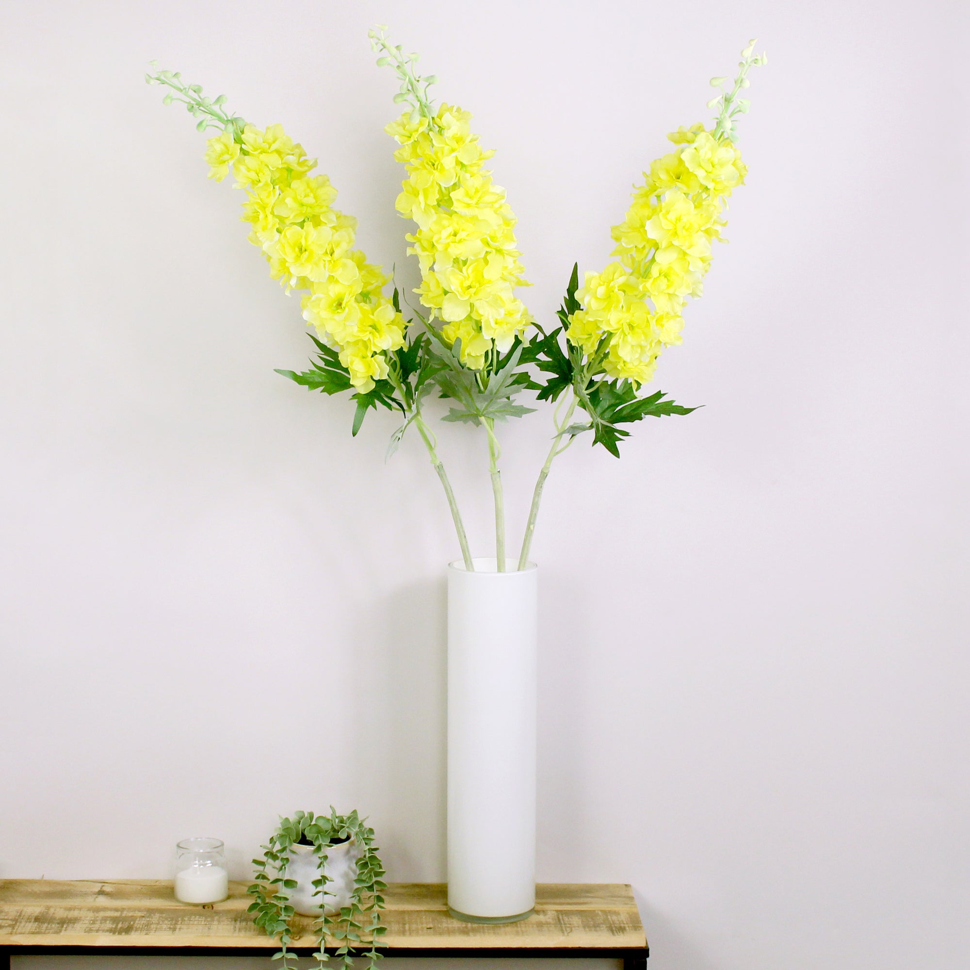 Yellow Large Delphinium Spray 3 Pack Yellow Price Comparisons | Compare The Build