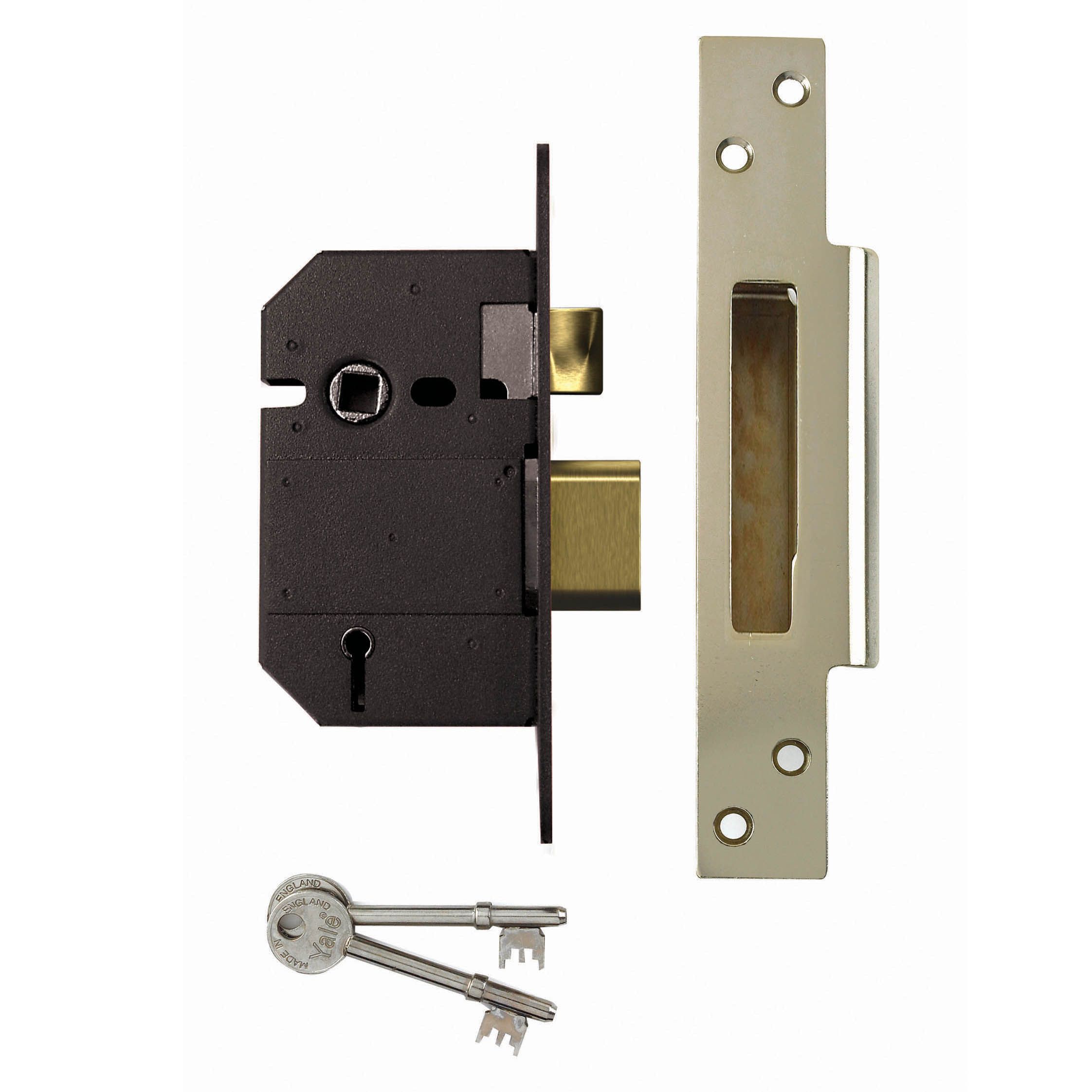 Yale 64mm Polished Brass 5 Lever Sashlock Price Comparisons | Compare The Build