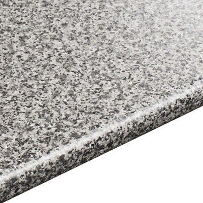 28mm Inari Grey Granite Effect Laminate Round Edge Kitchen Worktop, (L)3050mm Price Comparisons | Compare The Build