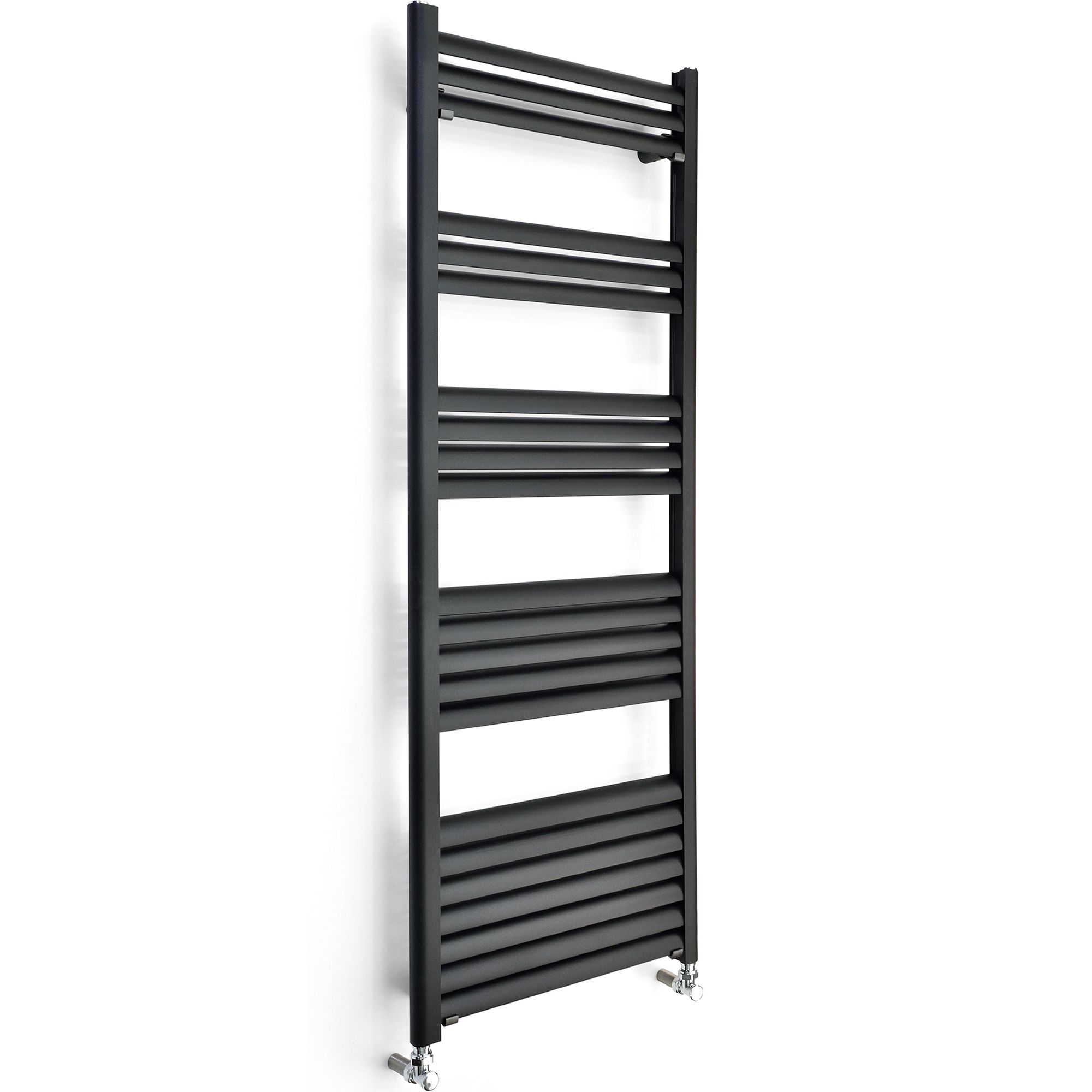 Accuro Korle Champagne Vertical Towel Warmer Anthracite (H)1400 mm (W)500 mm Price Comparisons | Compare The Build