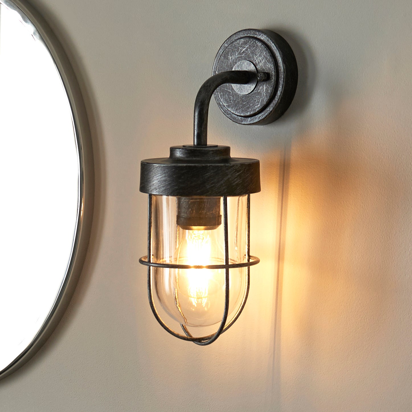Marine Industrial Wall Light Grey Price Comparisons | Compare The Build
