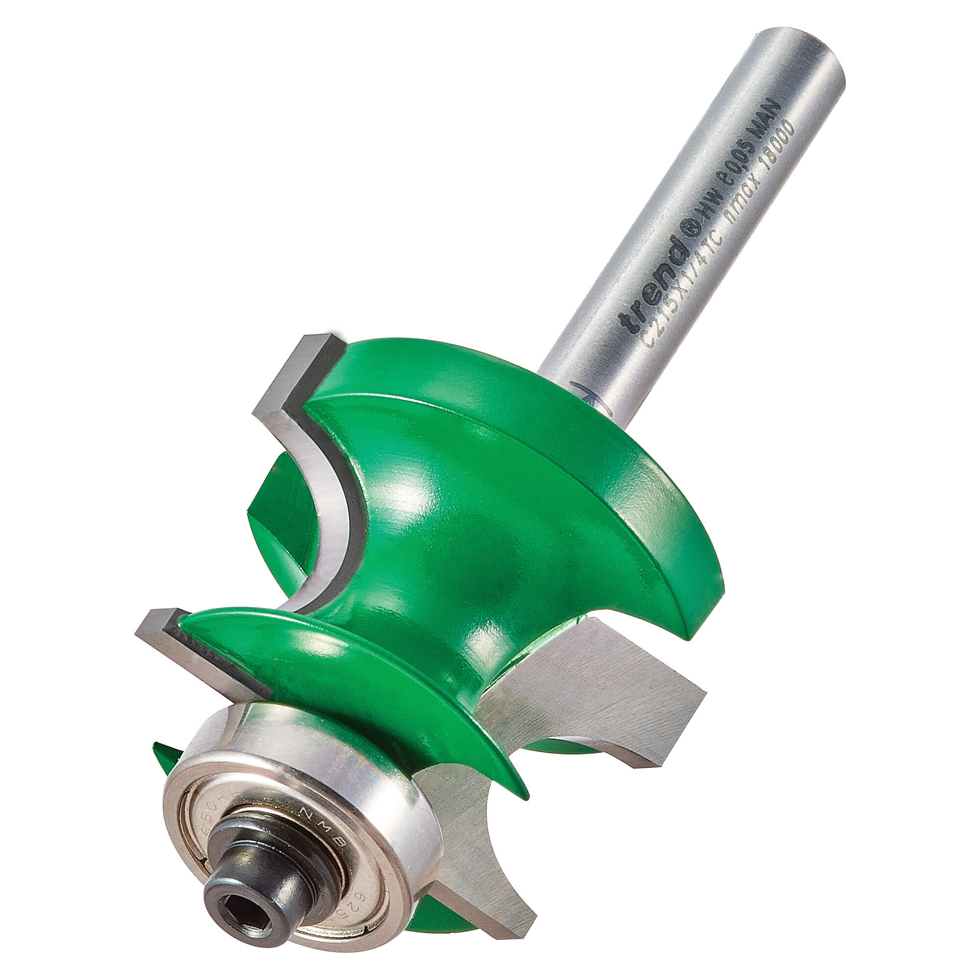 Trend CRAFTPRO Bearing Guided Corner Bead Router Cutter 31.9mm 22.5mm 1/4" Price Comparisons | Compare The Build