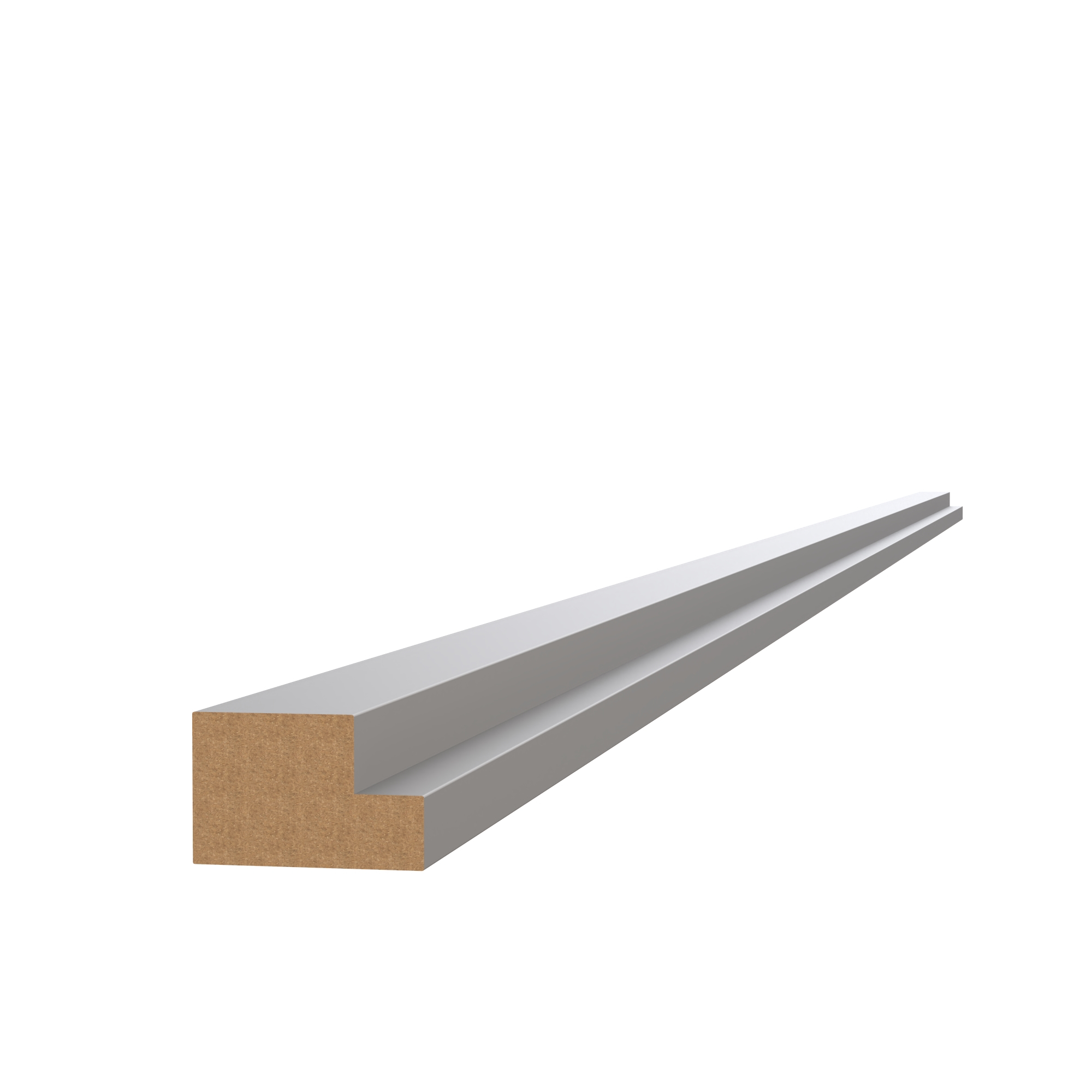 Modern Cornice or Pelmet for Super Gloss Dust Grey Slab 2745mm - FKKF0324 | Compare The Build