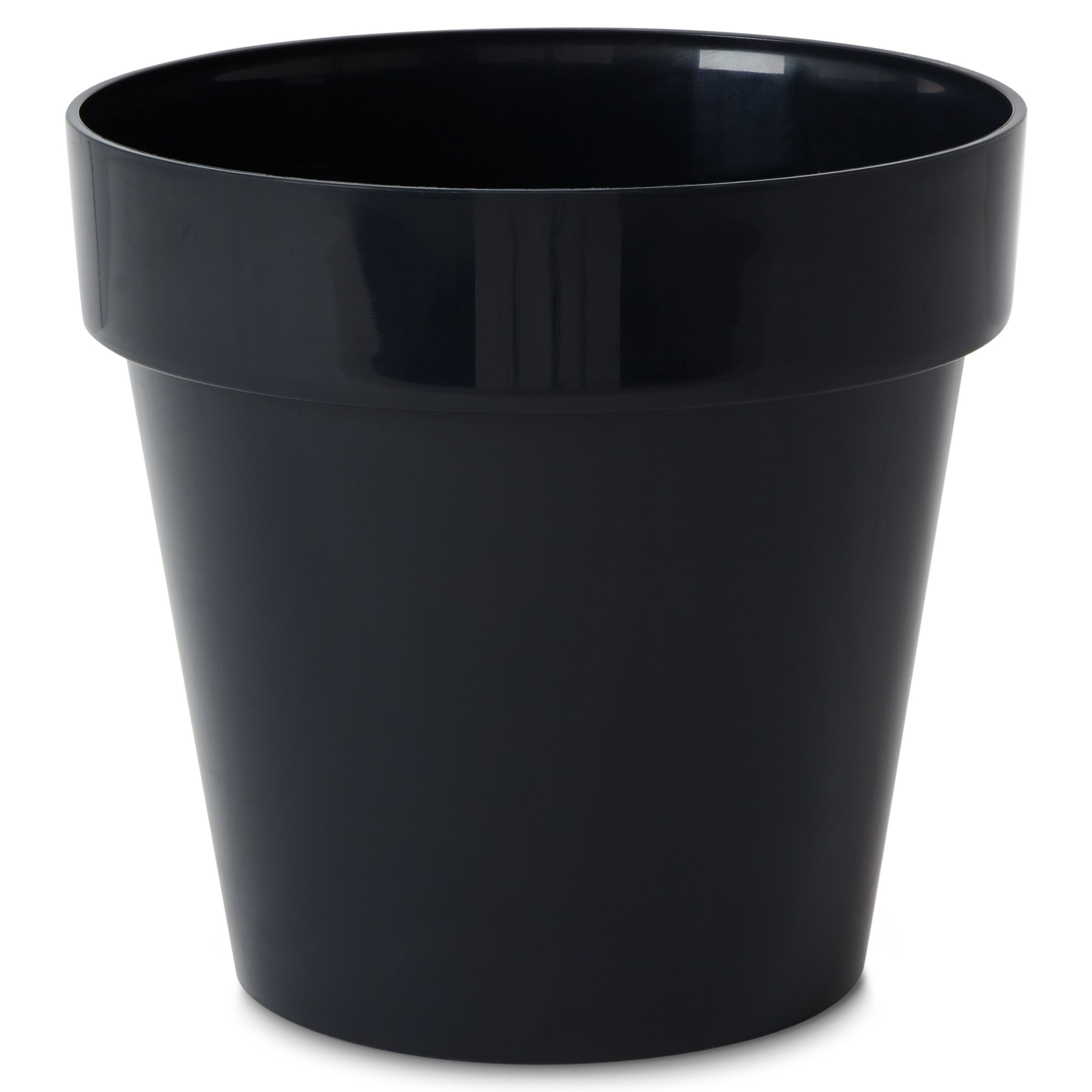 Blooma Nurgul Dark Grey Plastic Plant Pot (Dia)20Cm | Compare The Build