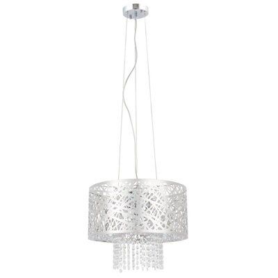 Lisotta Pendant Chrome Effect 4 Lamp Pendant Ceiling Light, (Dia)400mm Price Comparisons | Compare The Build