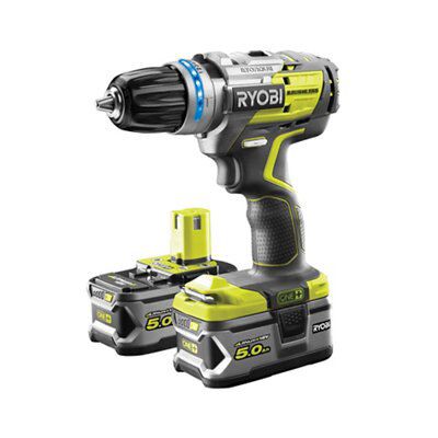 Ryobi One+ 18V 5Ah Li-Ion Cordless Combi Drill 2 Batteries R18Pdbl-Ll50S Price Comparisons | Compare The Build