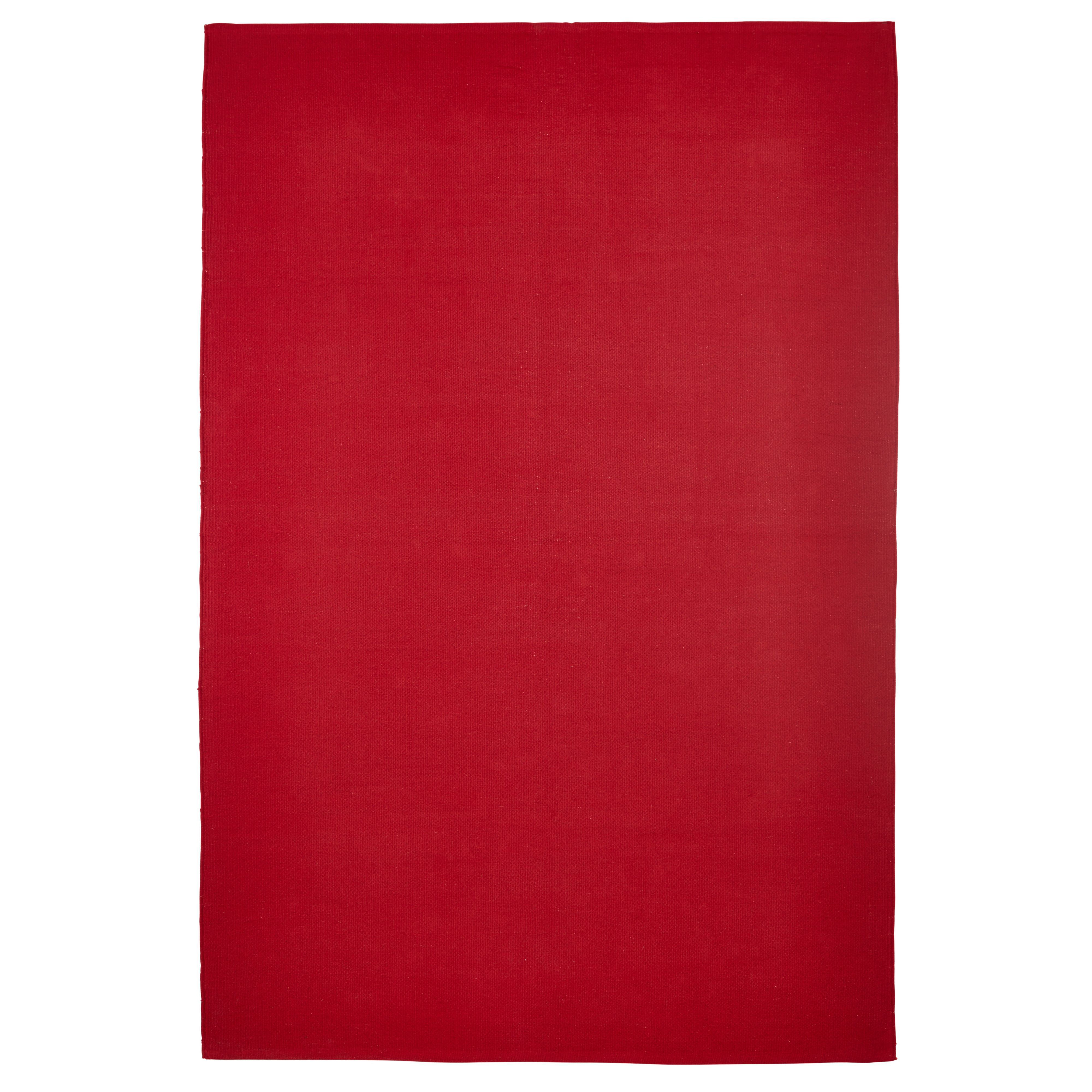 Colours Madisen Plain Red Rug 170Cmx120Cm Price Comparisons | Compare The Build