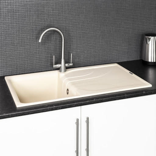 Reginox Elleci Cream Granite Inset Kitchen Sink With Waste EGO400 Price Comparisons | Compare The Build