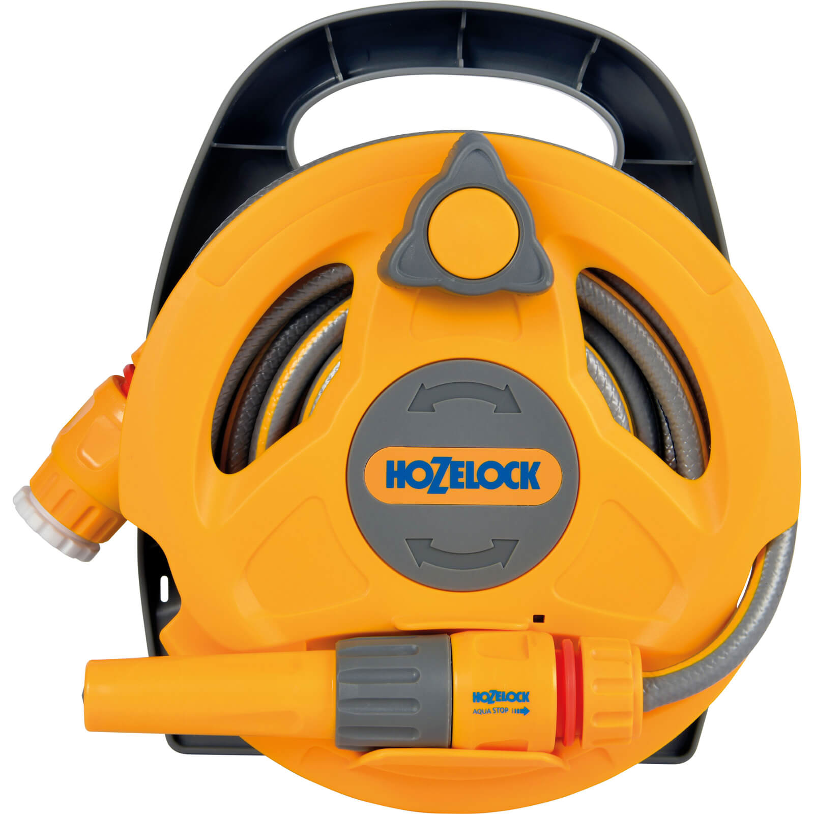 Hozelock Micro Hose Reel 19/64" / 7.5mm 10m Grey & Yellow Price Comparisons | Compare The Build