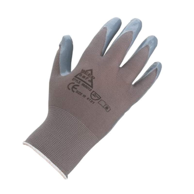 Nitrile Coated Work Gloves One Size PestFix AE040 Price Comparisons | Compare The Build