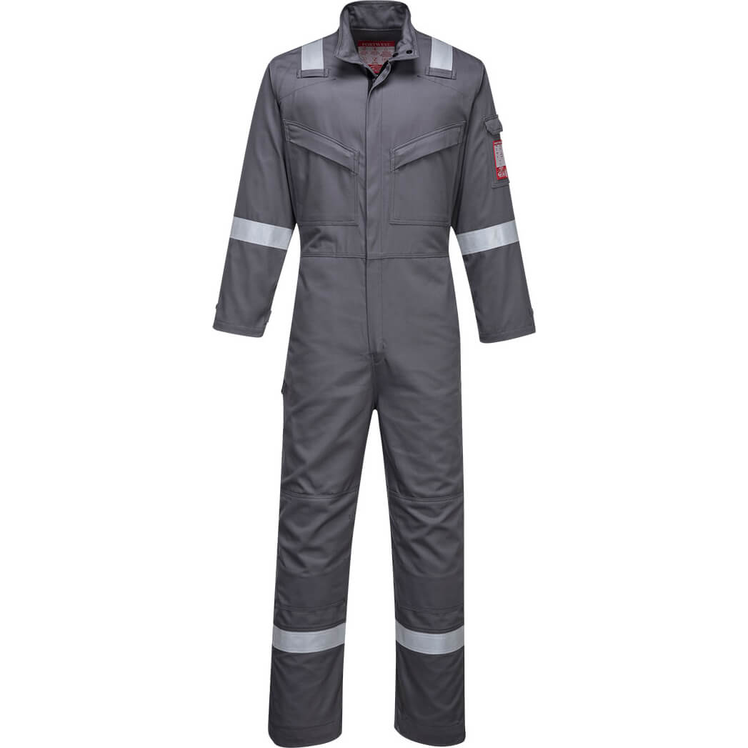 Portwest FR93 Bizflame Ultra Coverall Grey M Price Comparisons | Compare The Build