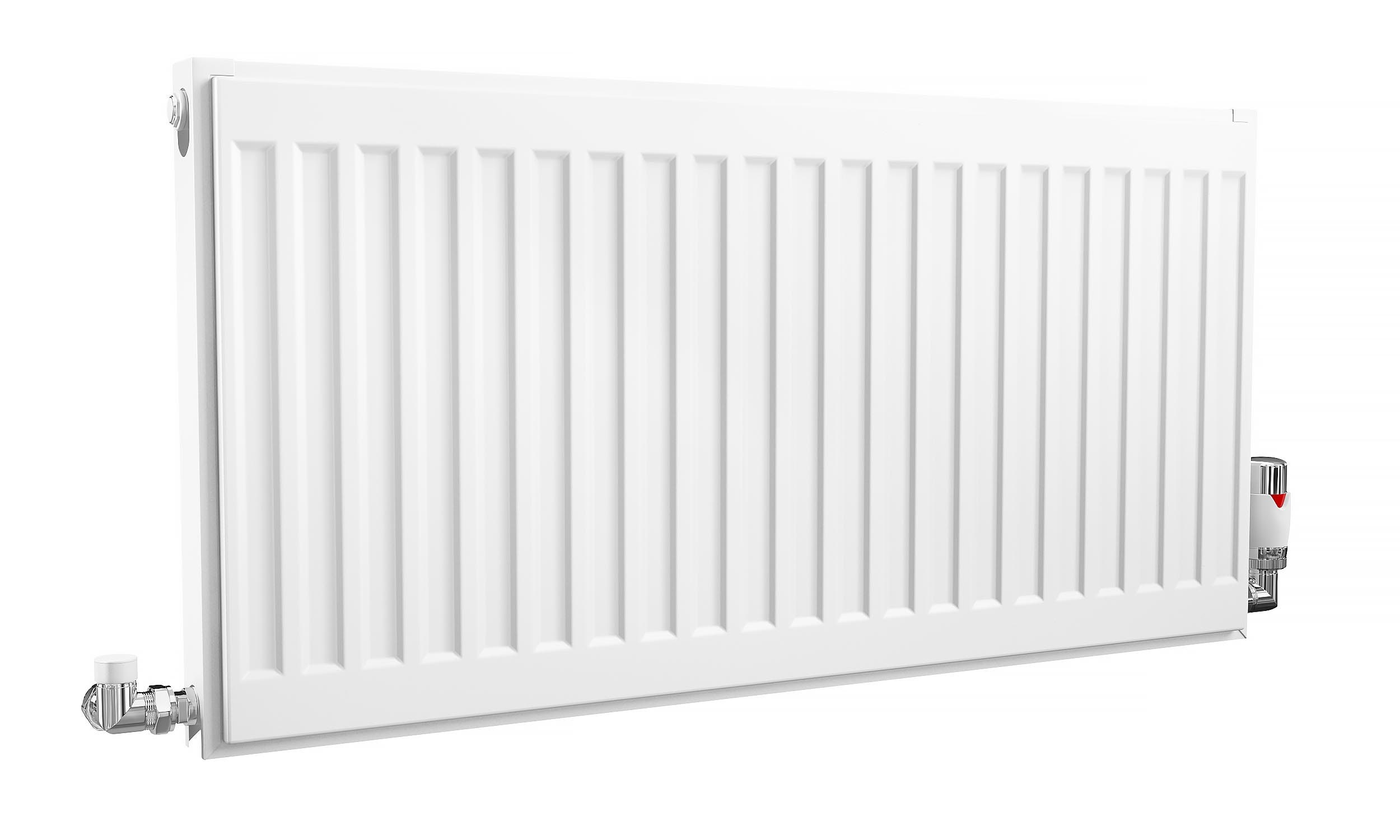 Kartell K-Rad Compact Horizontal Radiator, White, 400mm x 800mm - Single Panel, Single Convector Price Comparisons | Compare The Build