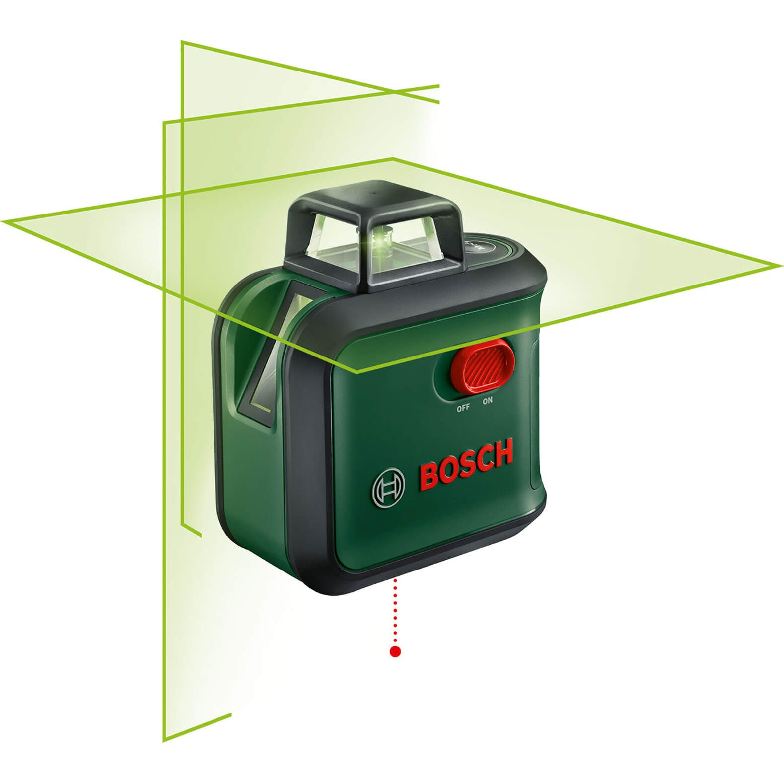 Bosch ADVANCEDLEVEL 360 Self Levelling Cross Line Green Laser Level | Compare The Build