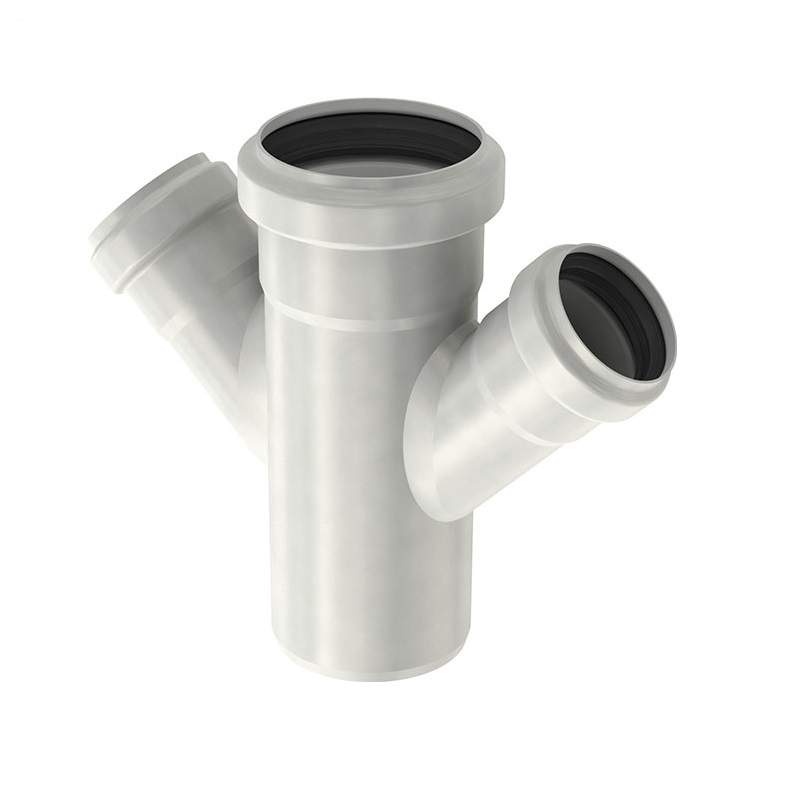 ACO 304 Stainless Steel Pipe 45dg Unequal Double Branch 75mm to 50mm 400673 Price Comparisons | Compare The Build
