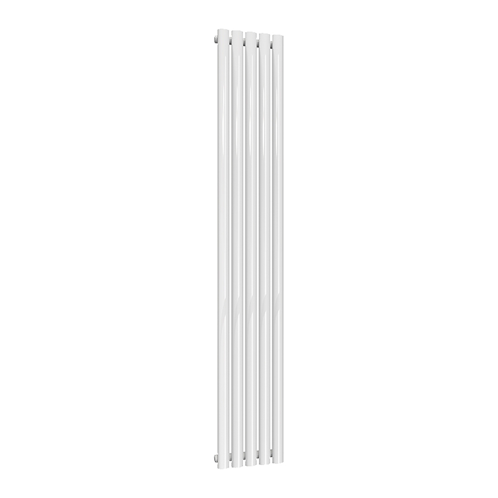 Reina Neval Vertical Aluminium Designer Radiator, White, 1800mm x 286mm | Compare The Build