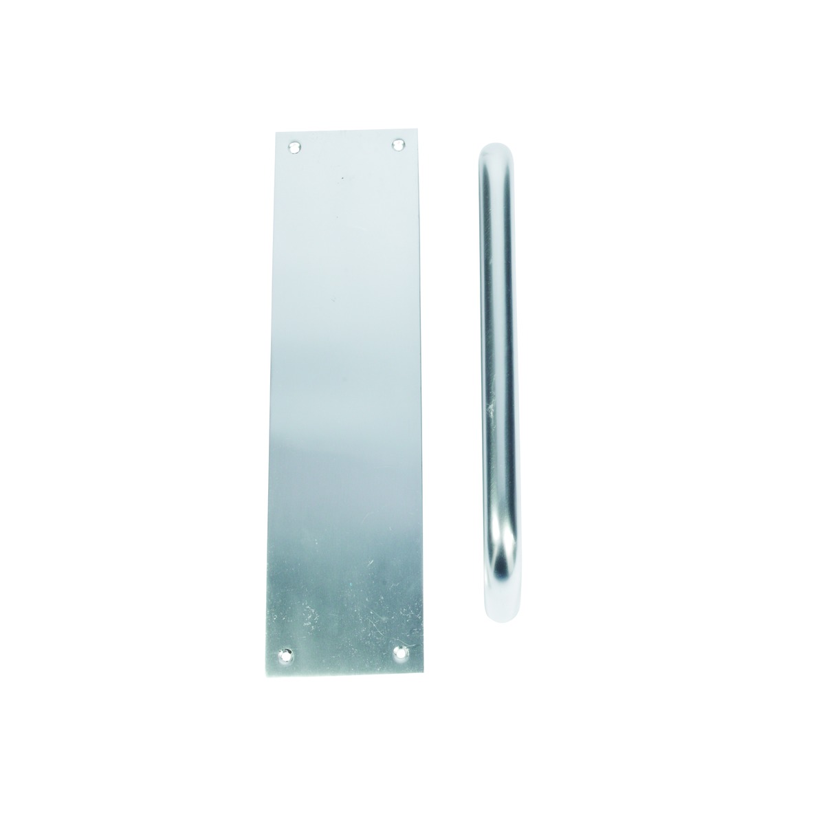 Pull Handle 229mm with Finger Plate Satin Anodised Aluminium FD142 Price Comparisons | Compare The Build