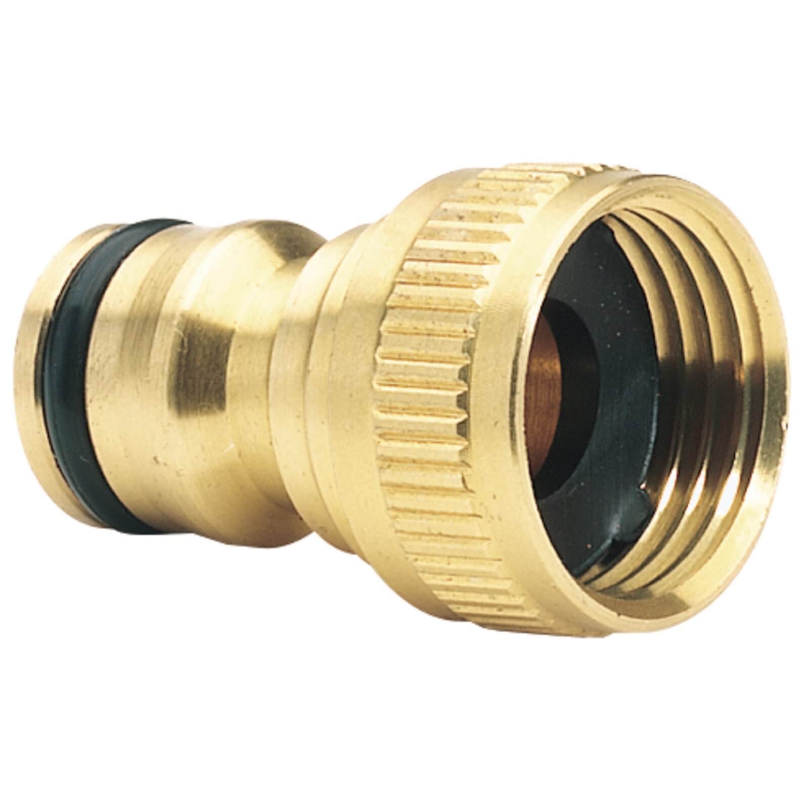 Draper Expert Brass Hose Pipe Tap Connector 1/2" / 12.5mm Pack of 1 Price Comparisons | Compare The Build