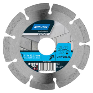 Norton Expert Universal Cutting Diamond Blade - 115 x 22.23mm Price Comparisons | Compare The Build