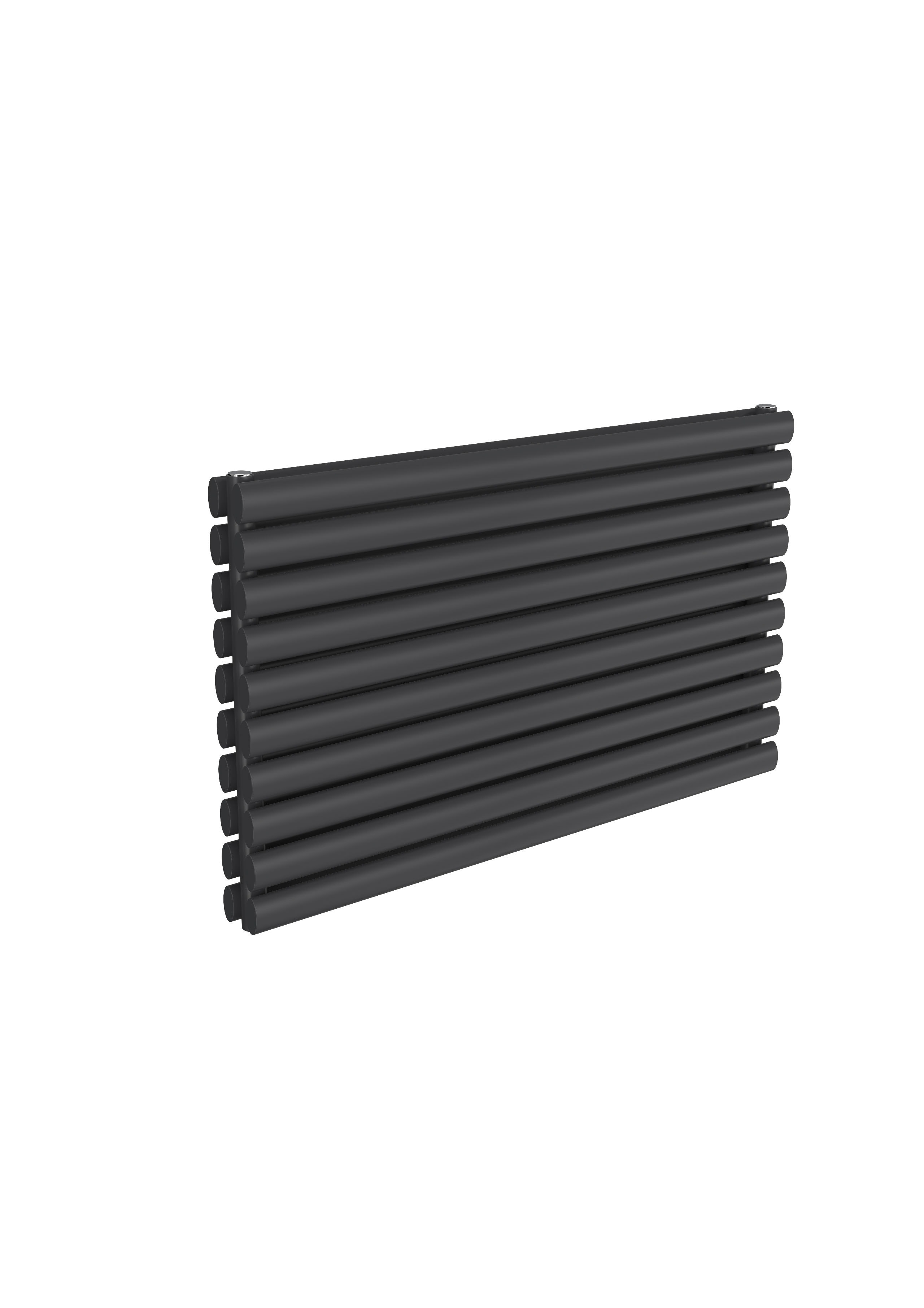 Reina Nevah Horizontal Designer Radiator, Anthracite, 590mm x 1000mm Price Comparisons | Compare The Build