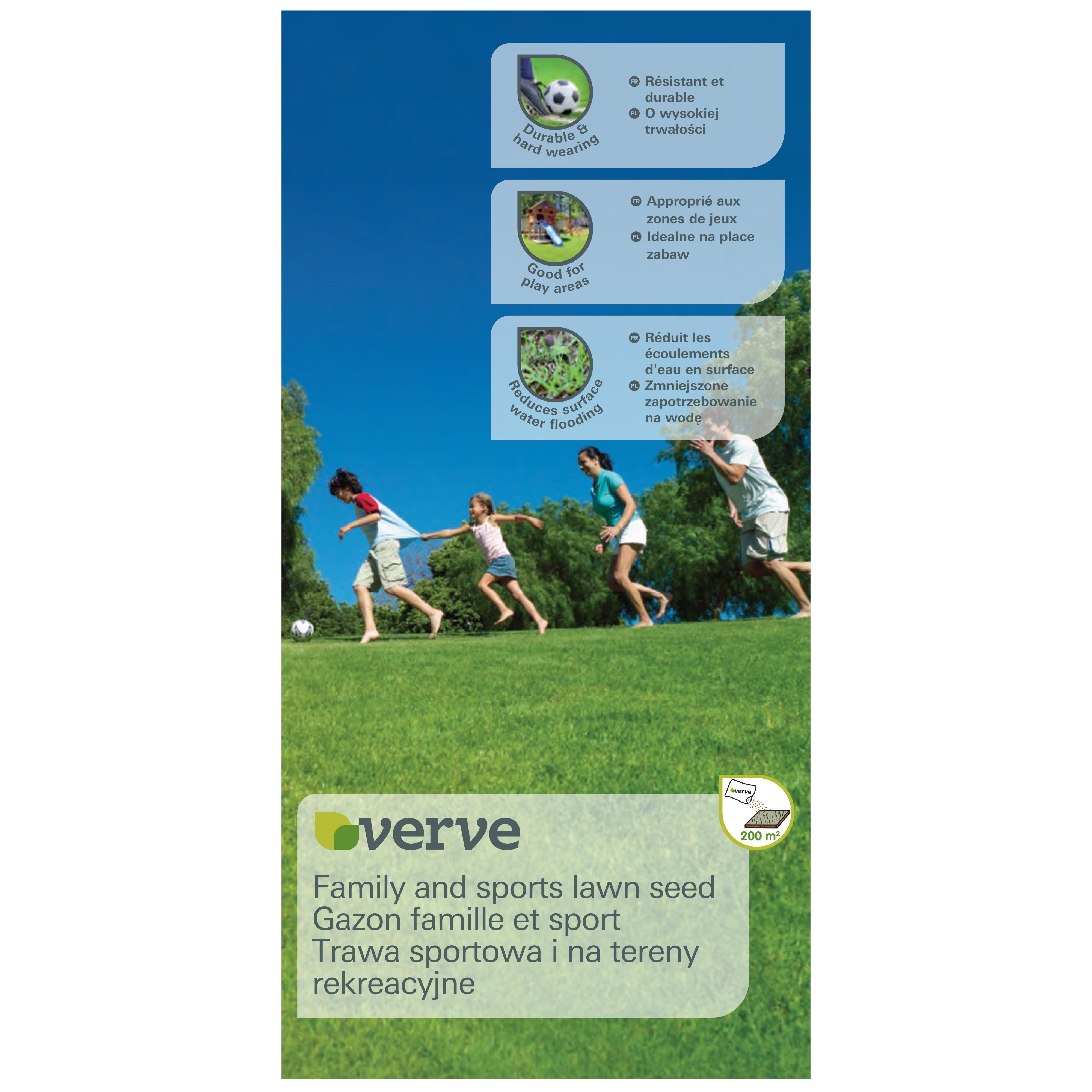 Verve Family & Sports Lawn Seed 200M² 5Kg Price Comparisons | Compare The Build