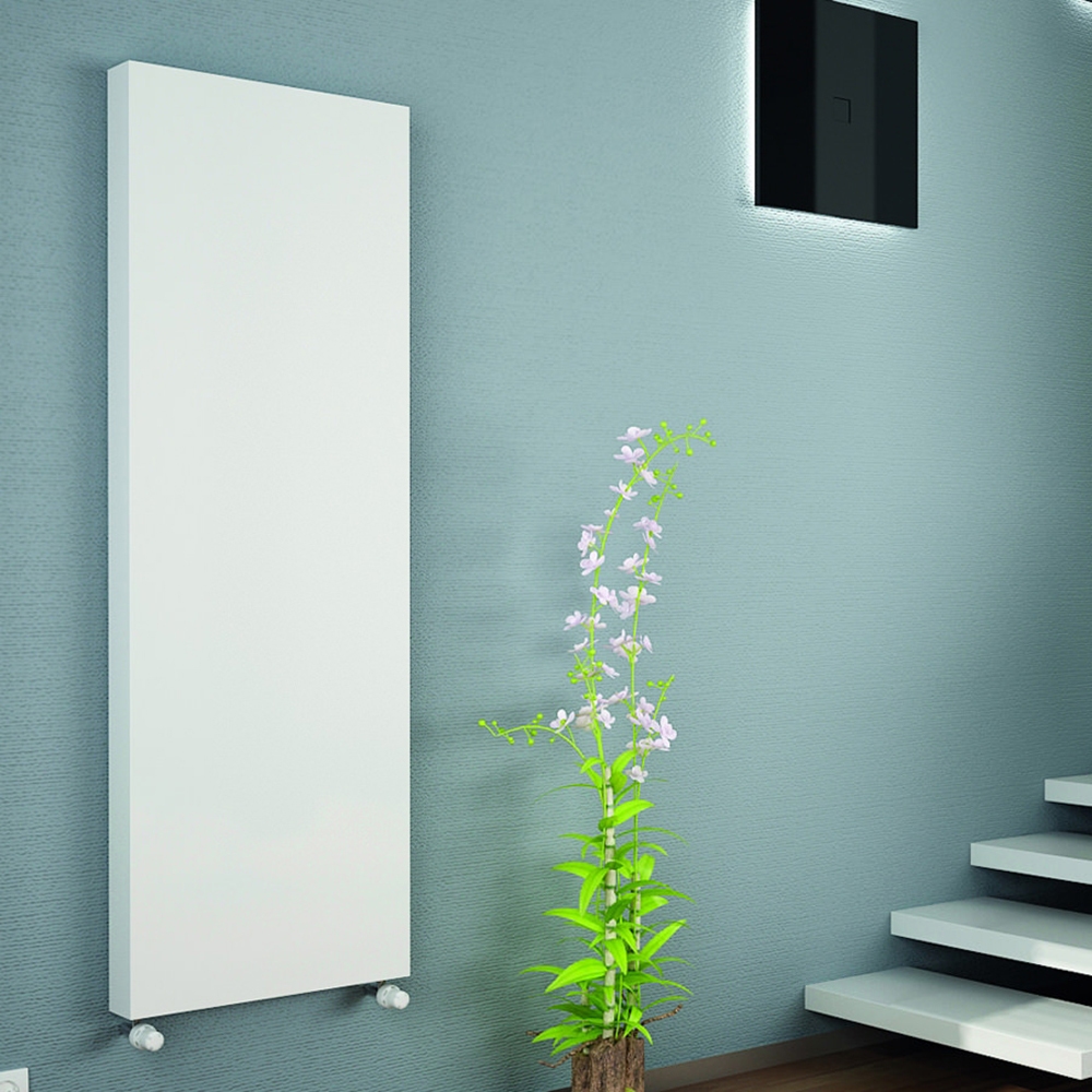 Kartell K-Flat Vertical Radiator, White, 1800mm x 400mm - Single Panel No Convector | Compare The Build