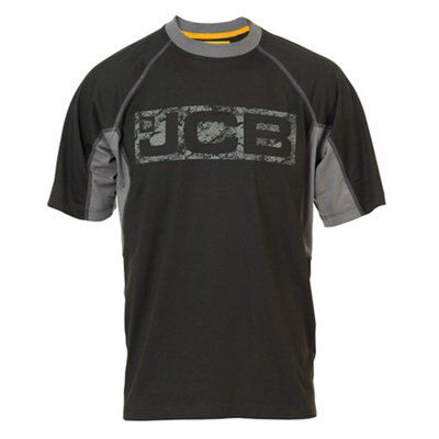 Jcb Trentham Black T-Shirt Xxx Large | Compare The Build