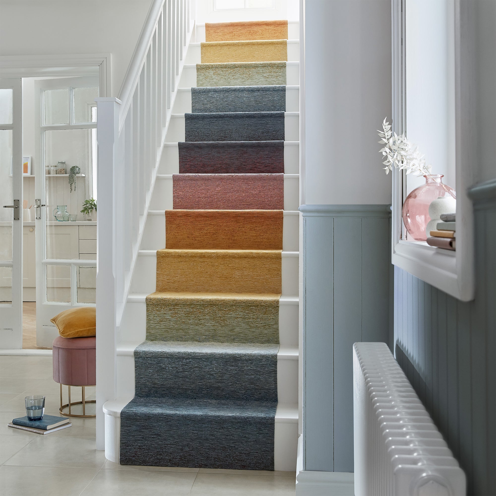 Ombre Rainbow Stair Runner Ombre Rainbow Price Comparisons | Compare The Build