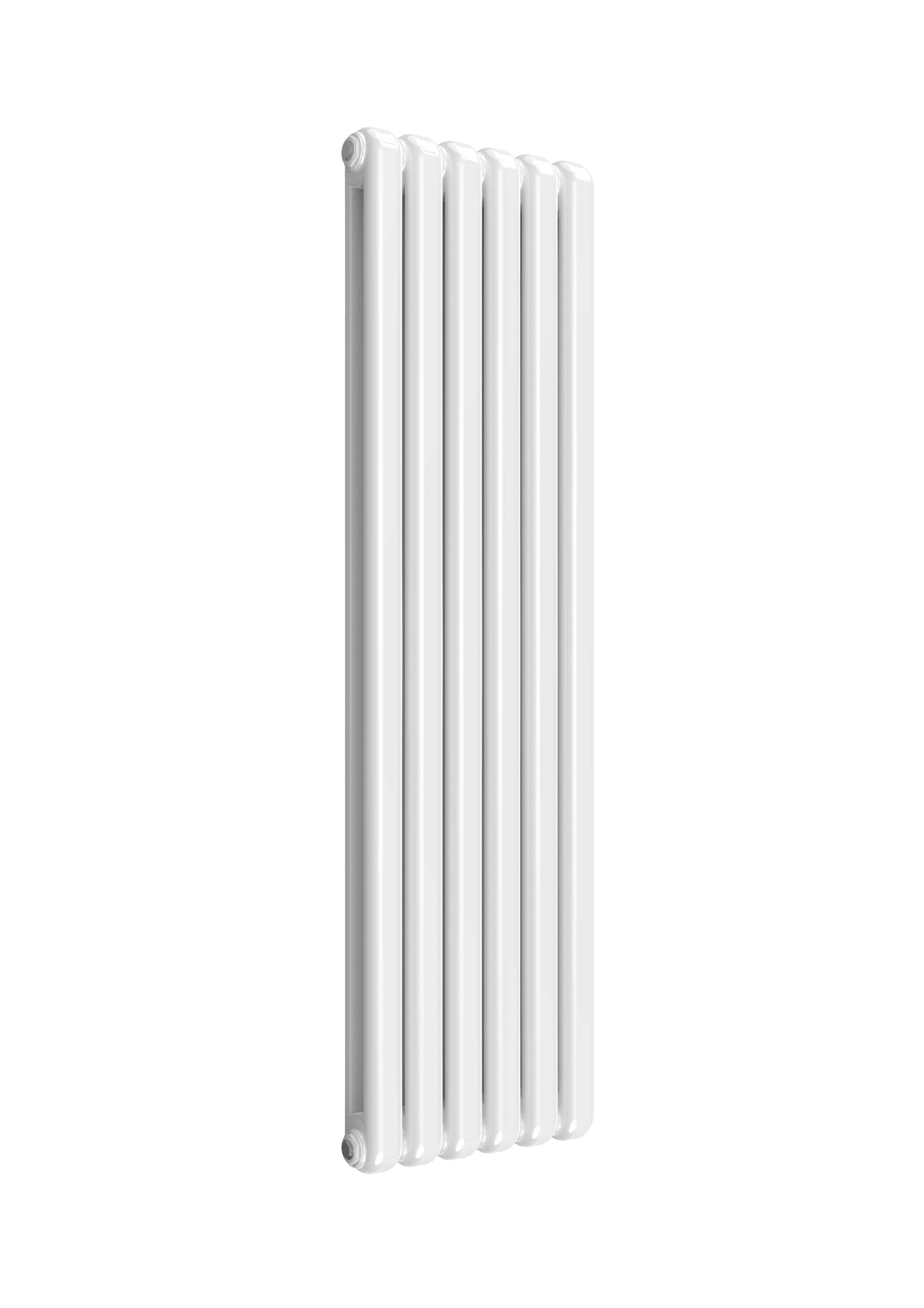 Reina Coneva Column Vertical Radiator, White, 1500mm x 440mm - Double Panel Price Comparisons | Compare The Build