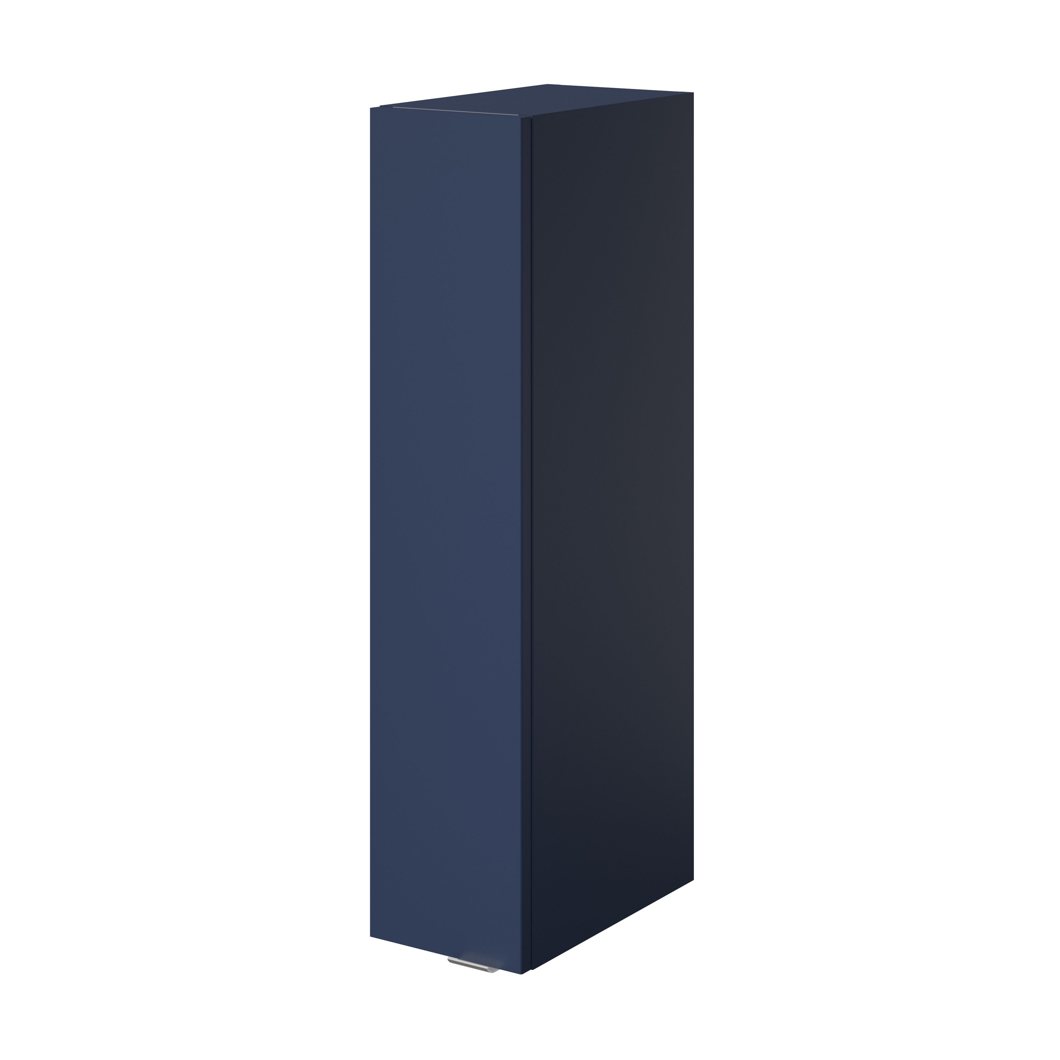 GoodHome Imandra Matt Blue Single Slimline Wall Cabinet (W)200mm (H)900mm Price Comparisons | Compare The Build