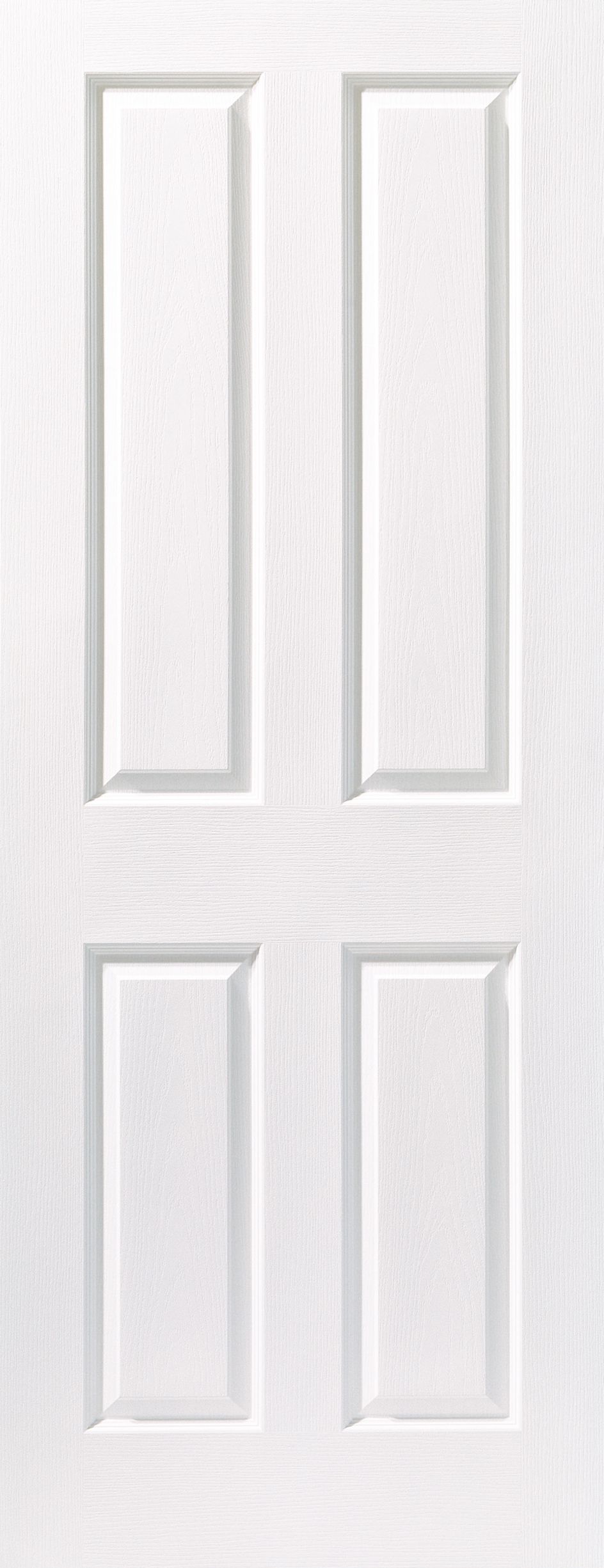 Travis Perkins White Primed 4 Panel Grained FD30 Fire Door 1981 x 838 x 44mm Price Comparisons | Compare The Build