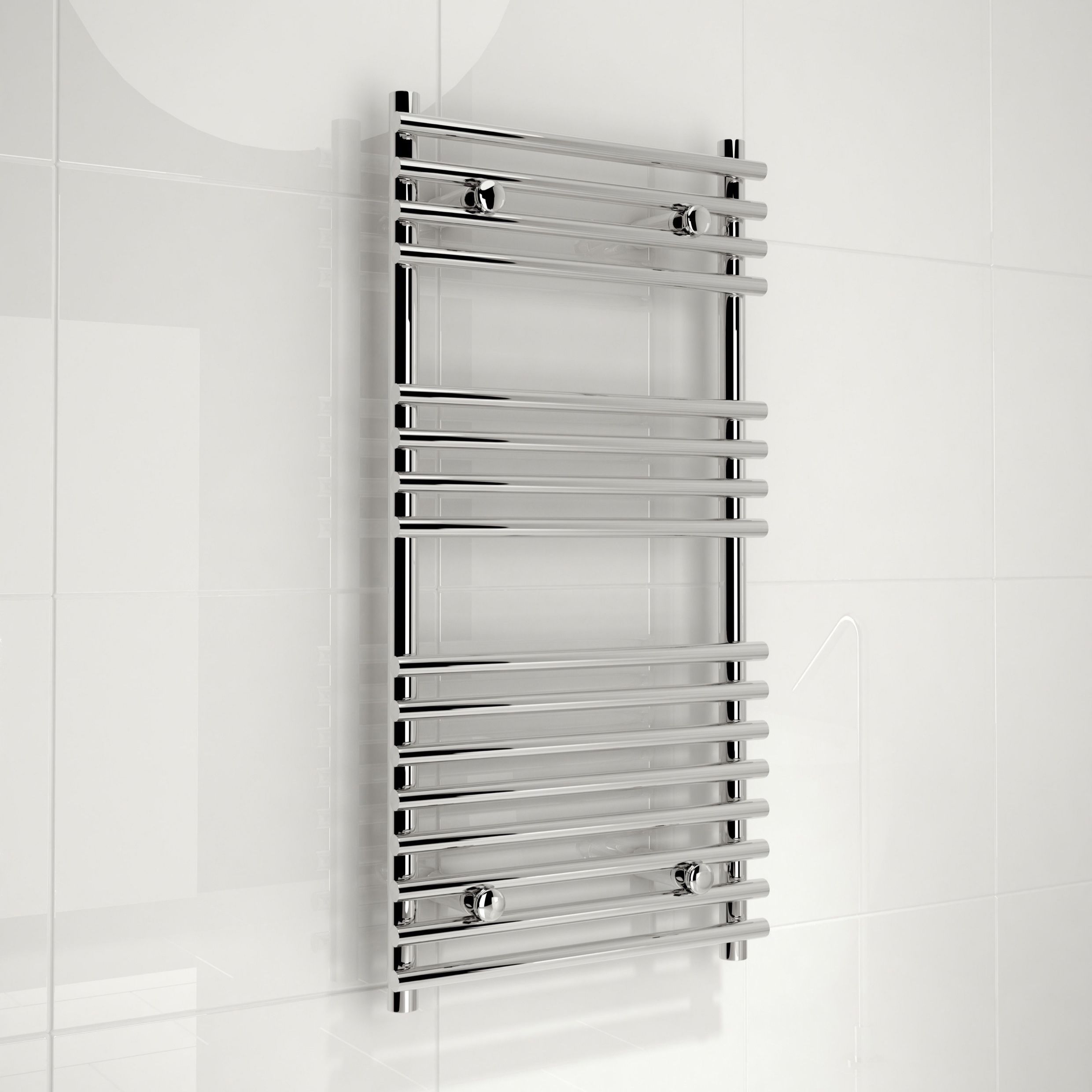 Kudox Harrogate 262W Silver Towel Heater (H)900mm (W)450mm Price Comparisons | Compare The Build