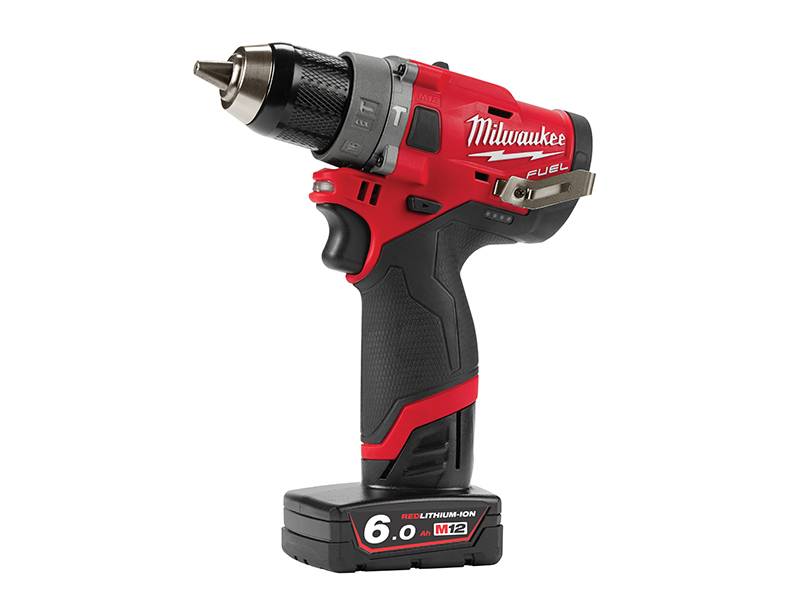 Milwaukee Power Tools MILM12FPD6 M12 FPD-602X FUEL™ Sub Compact Percussion Drill 12V 2 x 6.0Ah Li-ion Price Comparisons | Compare The Build