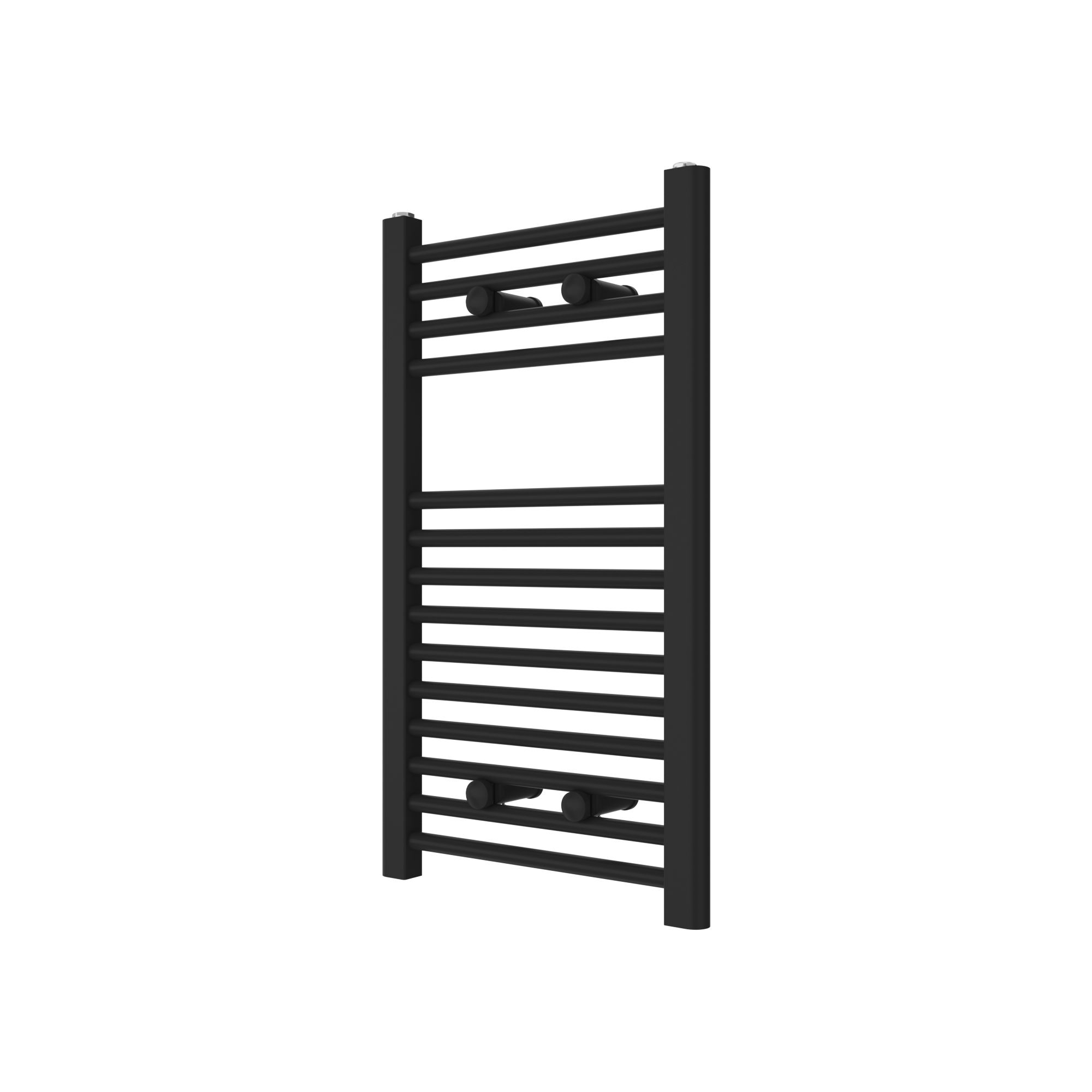 Flomasta Flat, Black Vertical Flat Towel Radiator (W)400mm X (H)700mm Price Comparisons | Compare The Build