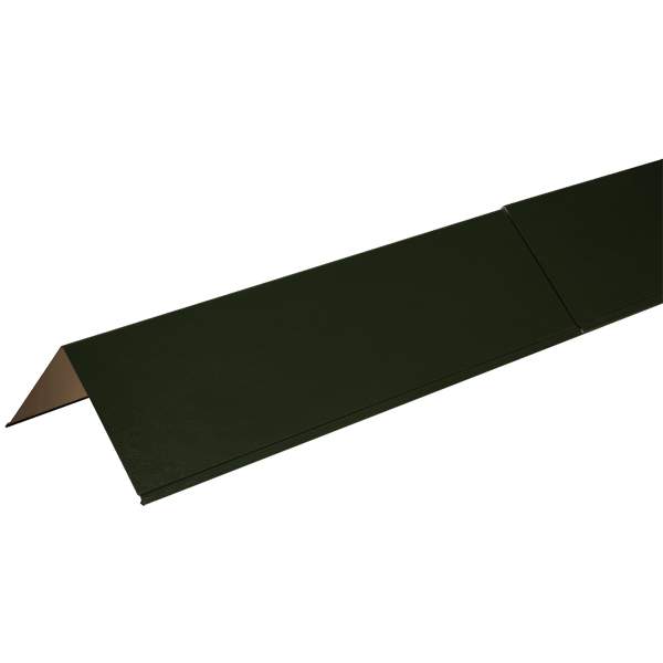 Cladco Metal PVC Plastiol Coated Juniper Green Barge Flashing 200mm x 200mm x 3000mm Galvanised Steel CLADCO/PVC/BARGE/JG Price Comparisons | Compare The Build