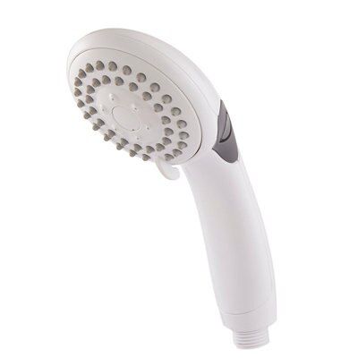Cooke & Lewis Humberto 3-Spray Pattern White Shower Head Price Comparisons | Compare The Build