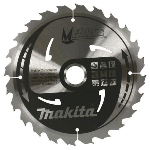 Makita MFORCE Wood Cutting Saw Blade 180mm 24T 30mm Price Comparisons | Compare The Build