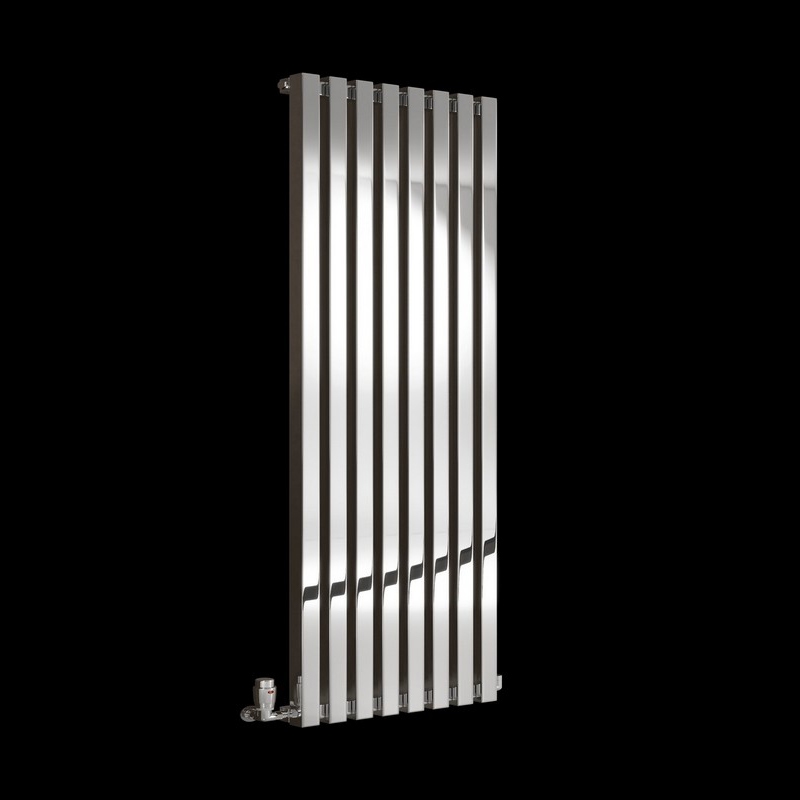 DQ Dune Vertical Designer Radiator, Polished, 2000mm x 460mm Price Comparisons | Compare The Build