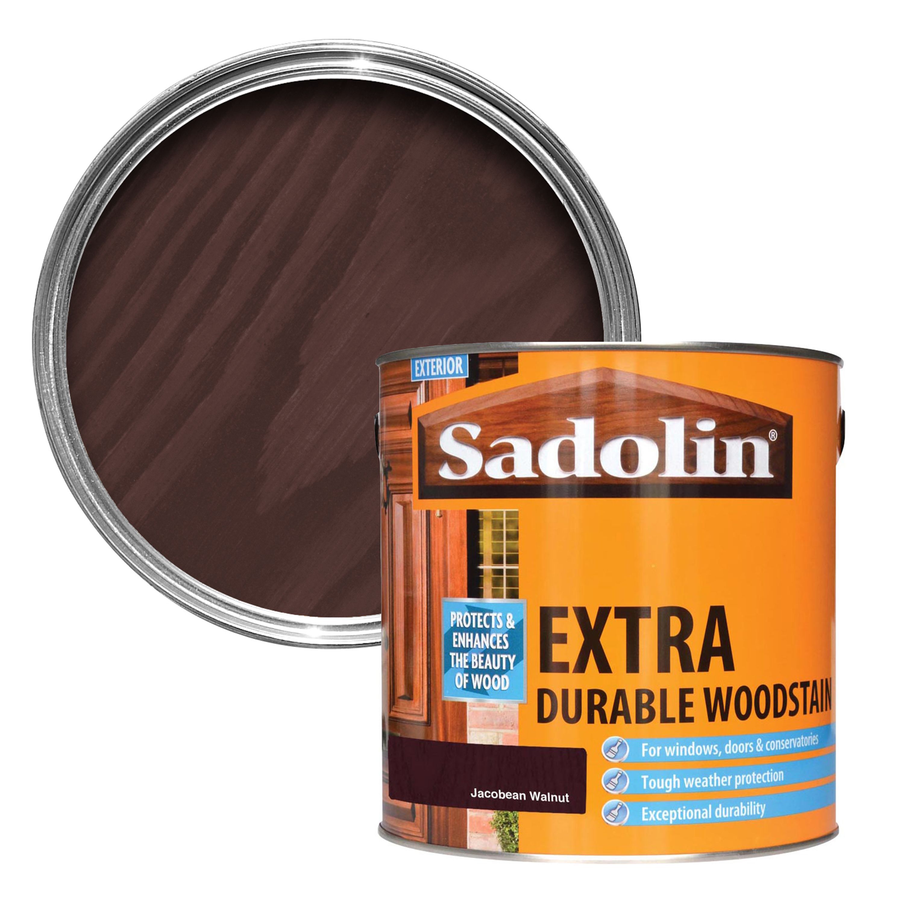 Sadolin Jacobean Walnut Wood Stain, 2.5L Price Comparisons | Compare The Build