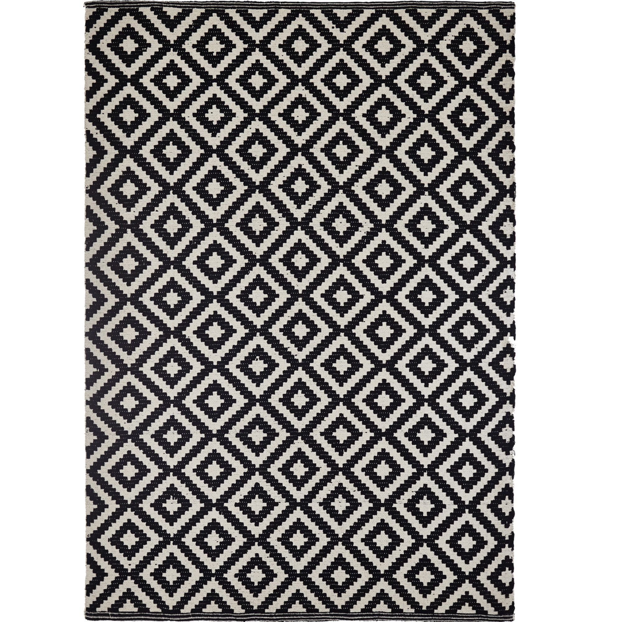Colours Harrieta Geometric Black & White Rug 230Cmx160Cm Price Comparisons | Compare The Build