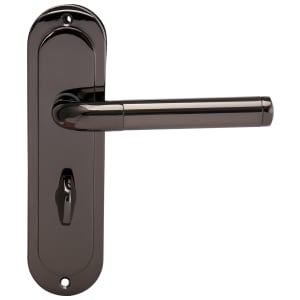 Madrid Black Nickel Bathroom Door Handle - 1 Pair Price Comparisons | Compare The Build