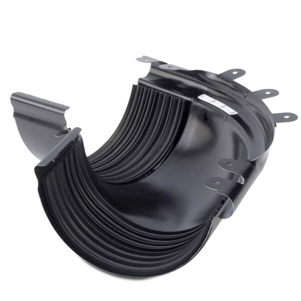 Steel Gutter External Adjustable Angle - 135mm Black Price Comparisons | Compare The Build