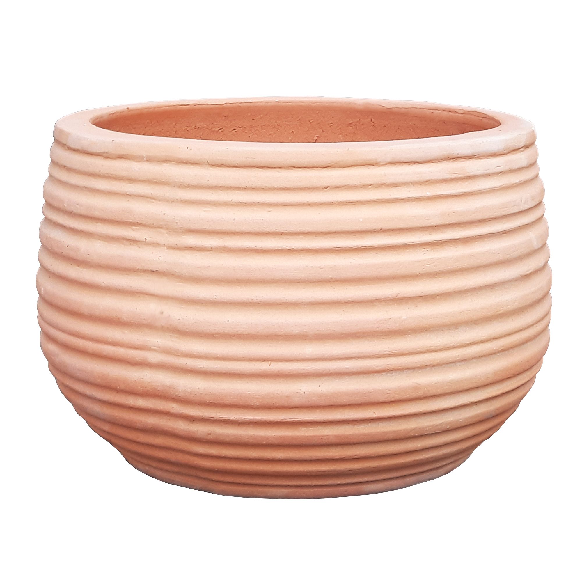 Verve Łyna Natural Terracotta Round Plant Pot (Dia)26Cm Price Comparisons | Compare The Build