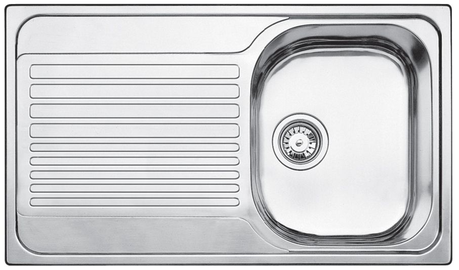 Blanco Toga Polished Stainless Steel 1 Bowl Sink & Drainer | Compare The Build