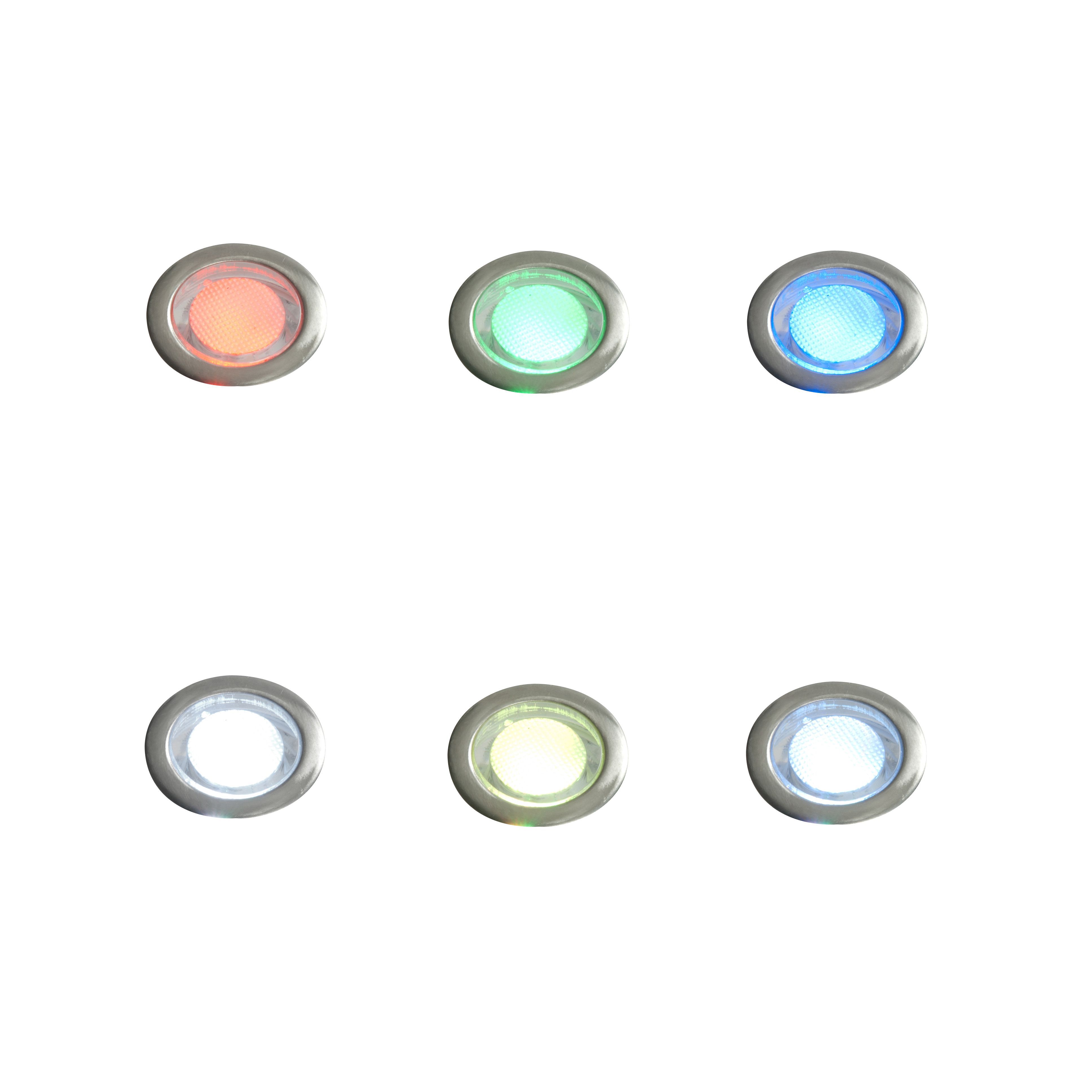 Masterlite Polished Grey Mains-Powered Led Cabinet Light Ip20, Pack Of 6 | Compare The Build