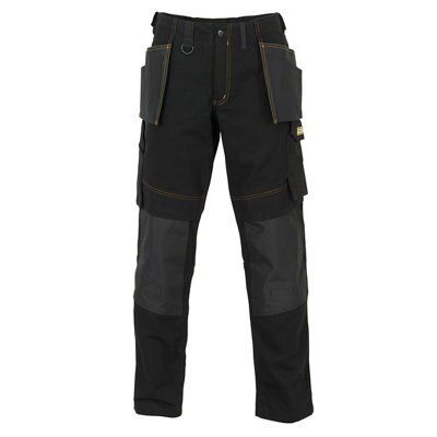 Jcb Rochester Pro Black Trousers, W34" L34" Price Comparisons | Compare The Build