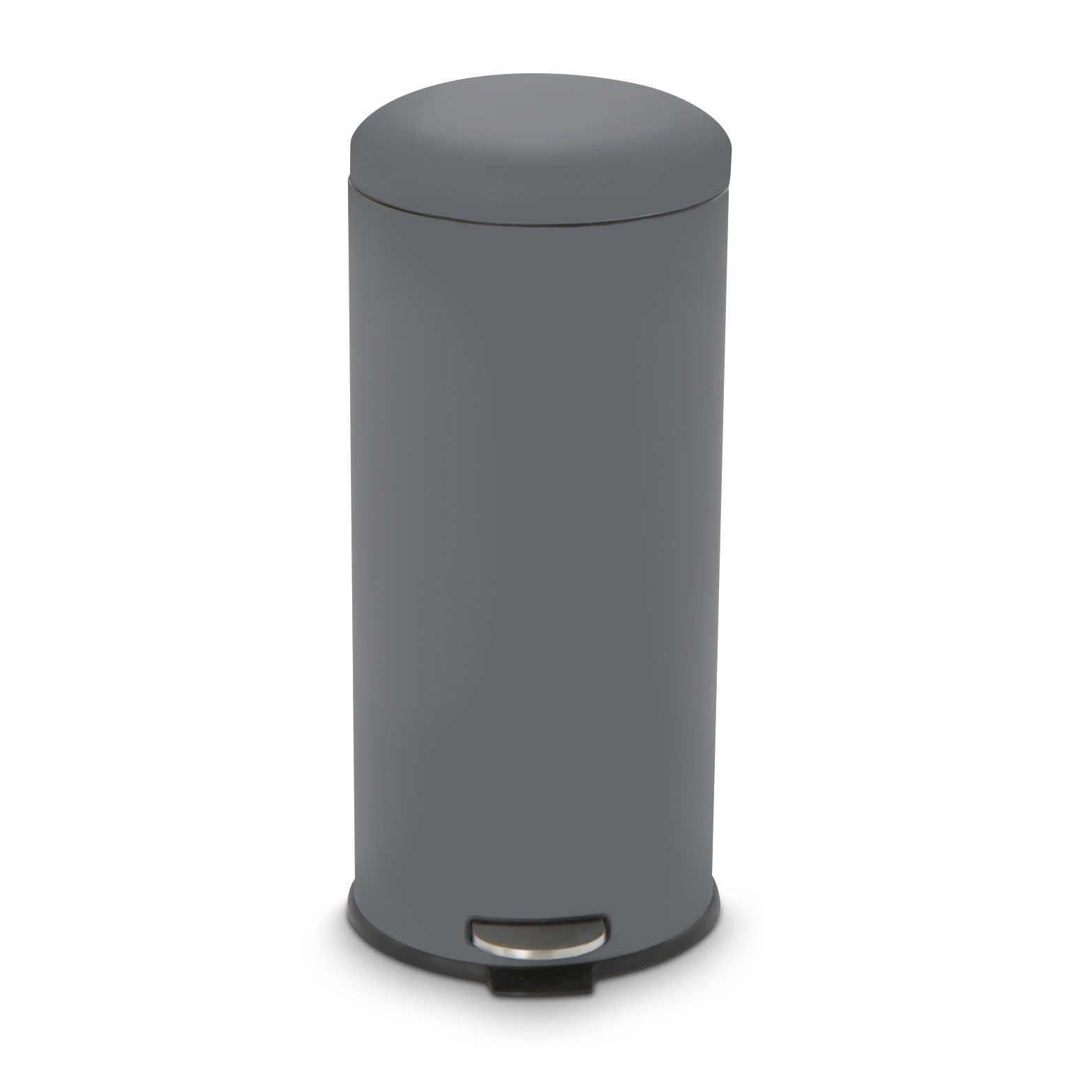 Cooke & Lewis Tupelo Anthracite Steel Circular Freestanding Any Room Bin, 30L Price Comparisons | Compare The Build