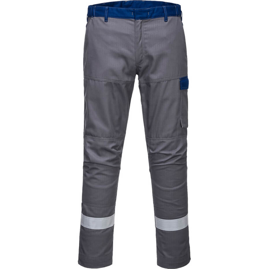 Biz Flame FR06 Ultra Two Tone Trouser Grey 40" 31" Price Comparisons | Compare The Build