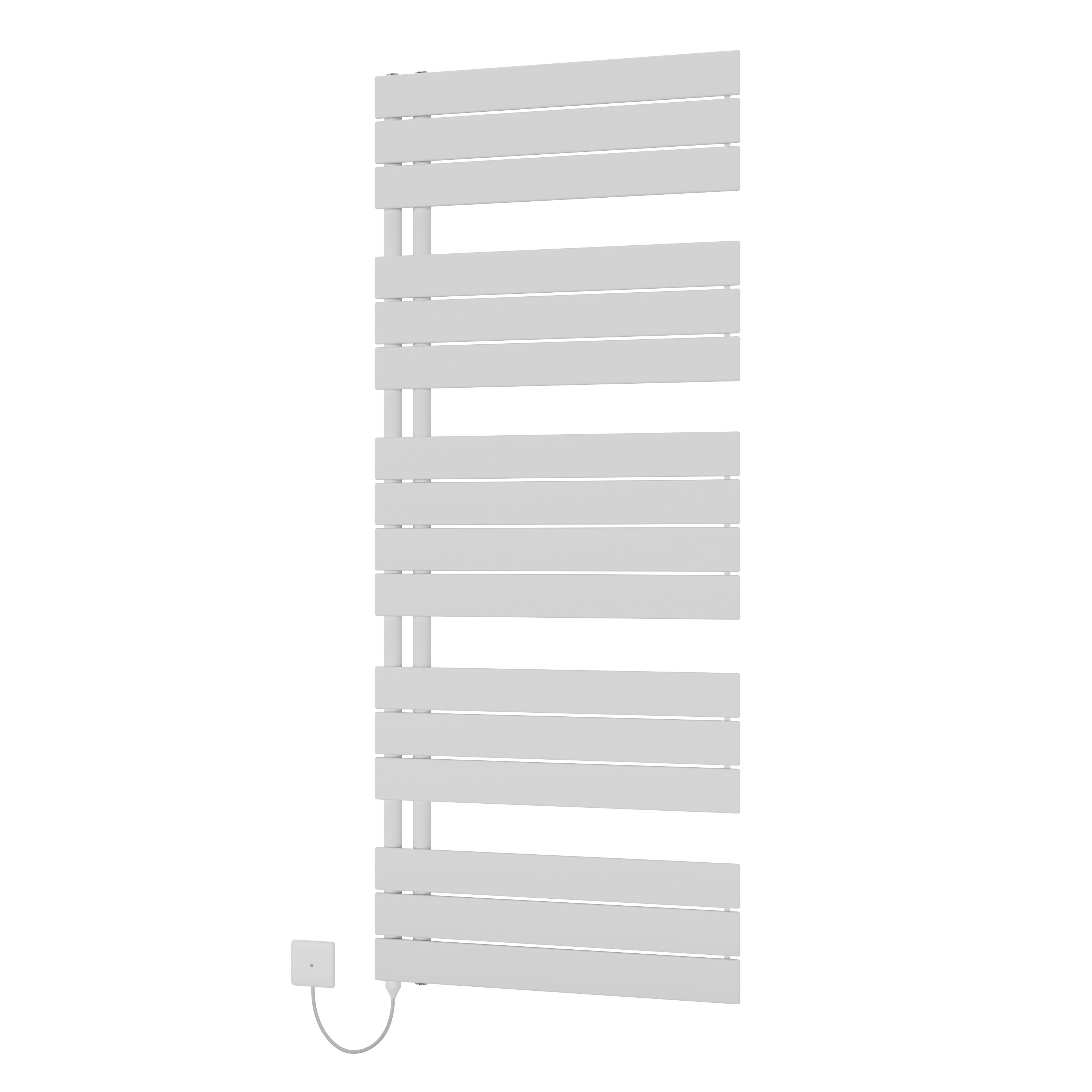 Ximax Vertirad Open Satin White Vertical Electric Towel Warmer Radiator, (W)600mm X (H)1495mm Price Comparisons | Compare The Build